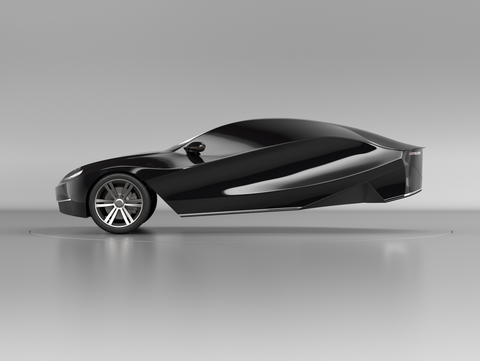 BASF trend color ReifeidBlack on virtual car shape AUVOT Mea