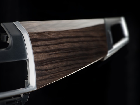 Wooden interior trim part