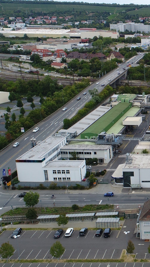 Luftaufnahme vom Standort Würzburg Luftaufnahme vom Standort Würzburg
