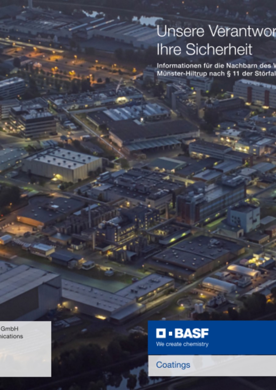 Flyer - Nachbarschaftsbroschüre am Standort Münster