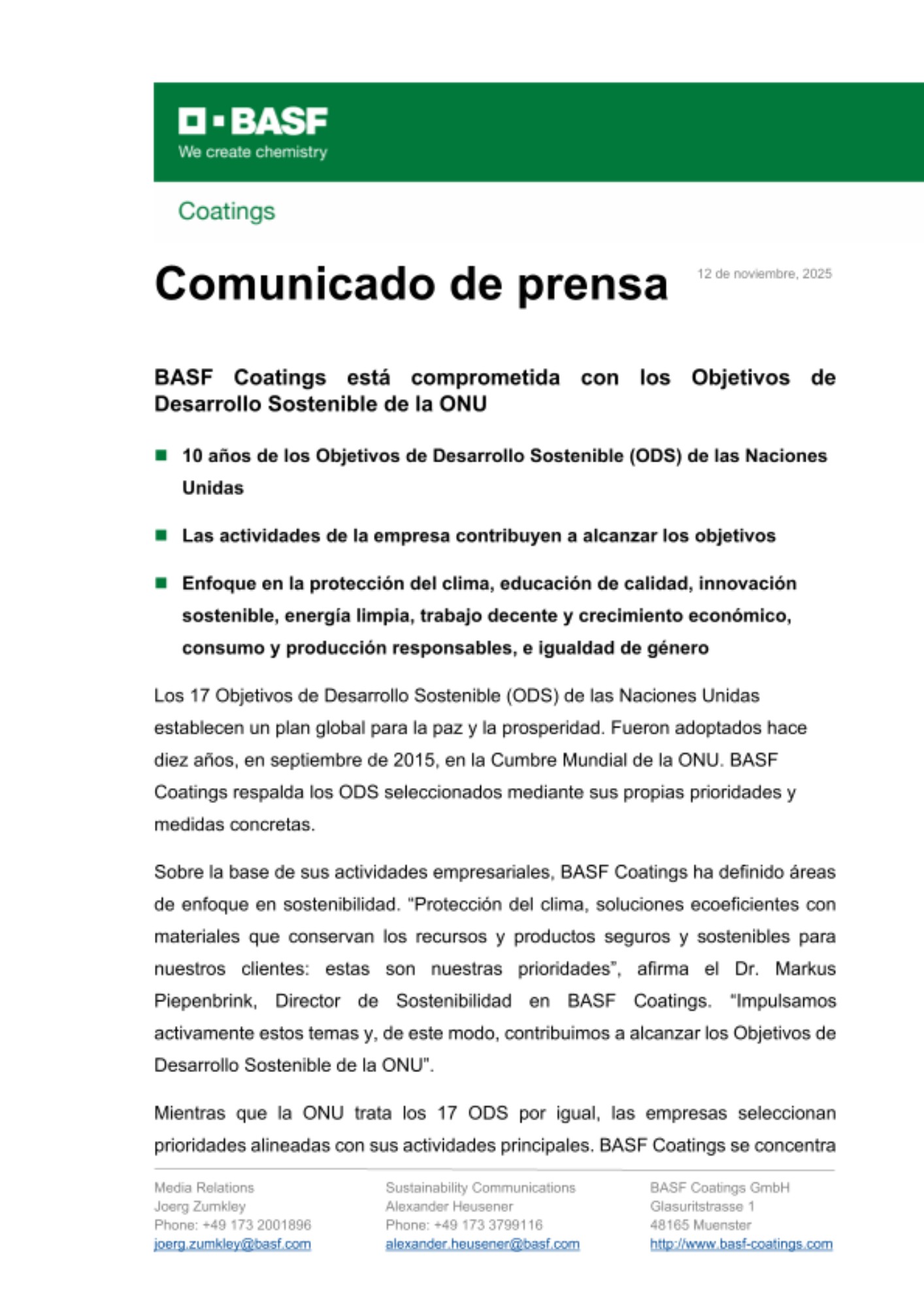 20251112_PI_BASF_Coatings_UN Sustainability Goals_SPANISH 20251112_PI_BASF_Coatings_UN Sustainability Goals_SPANISH