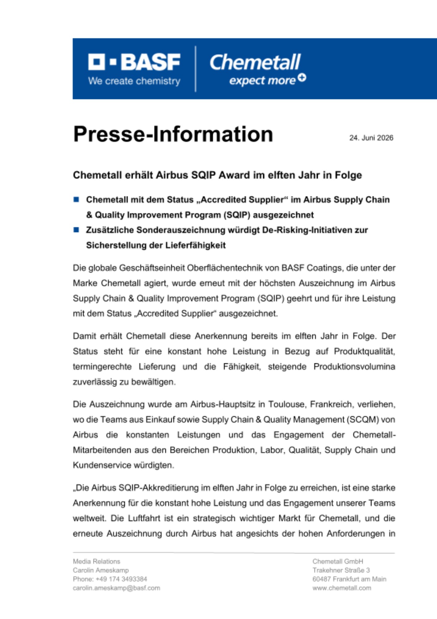 News Release News Release